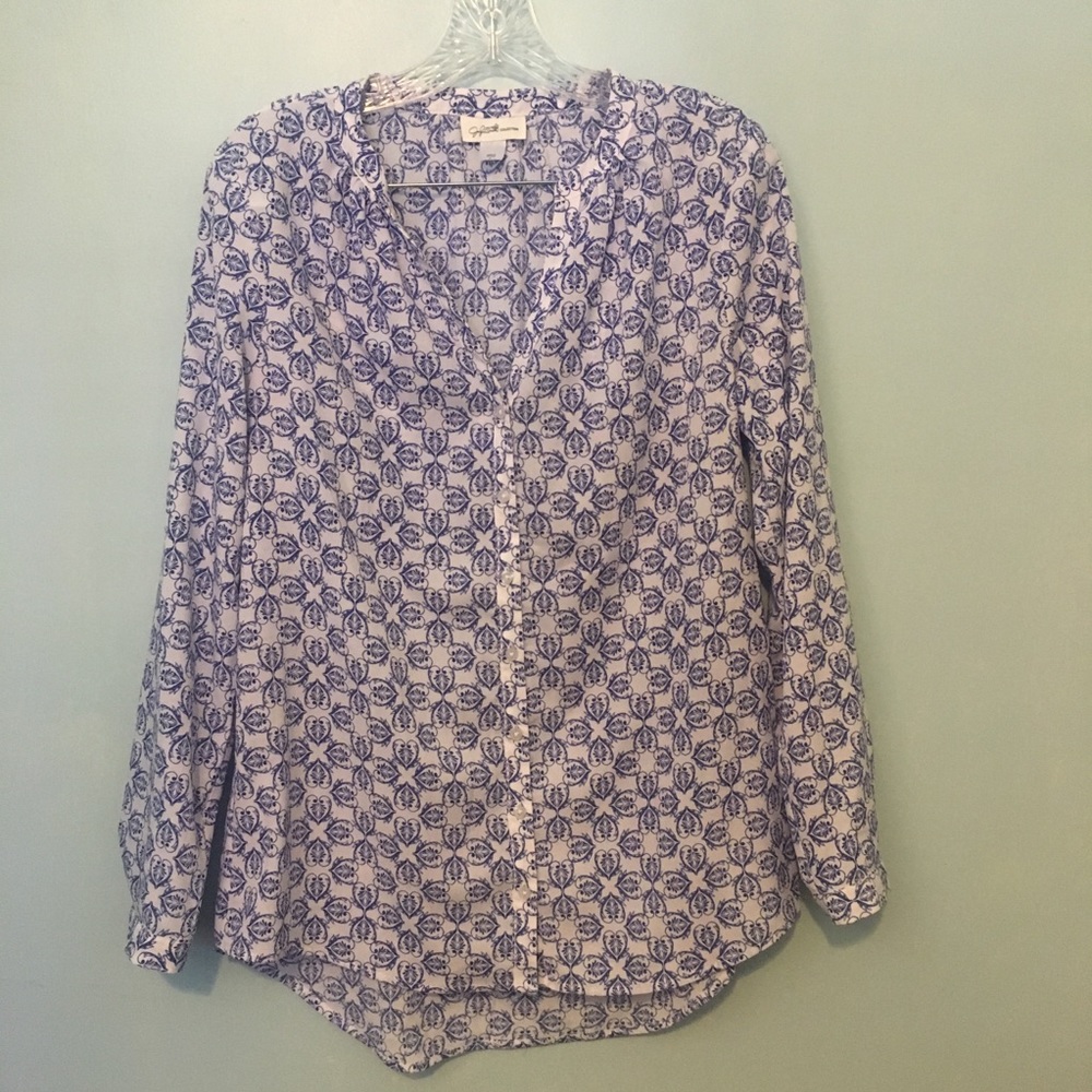 Jaclyn Smith Blouse Size Small